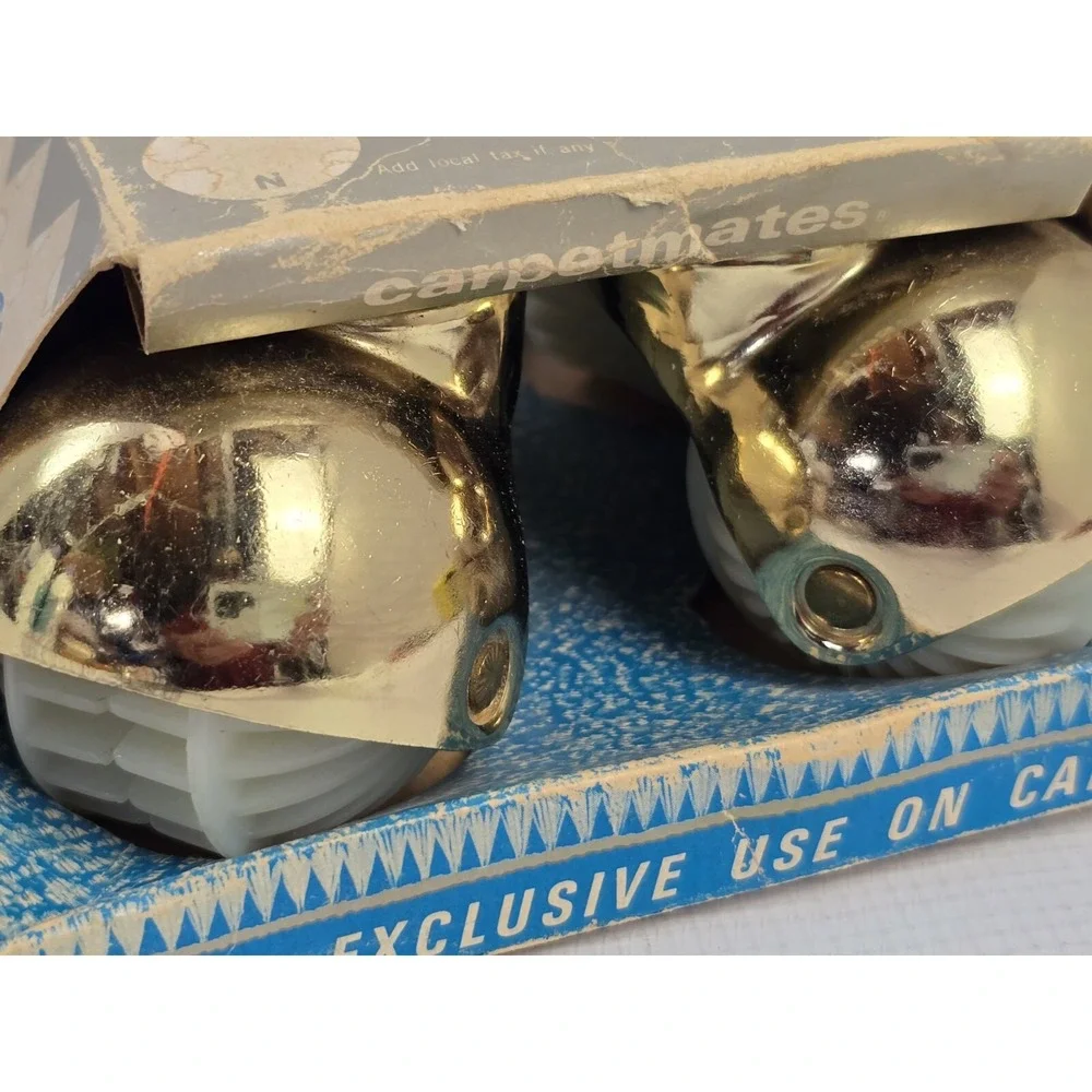 Vintage CARPETMATES CASTERS Stem Type 2 Inch 775C-SPH-P Lot of 4